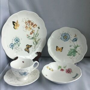 LENOX butterfly meadows Monarch 5 pieces dinner set
